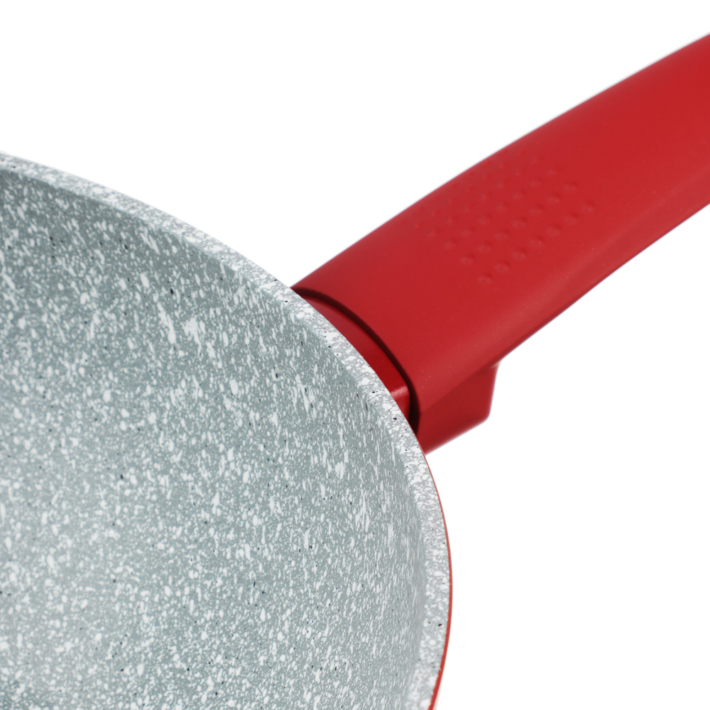 SATOSHI Верден Сотейник-вок литой d=26см, антипригарное покрытие мрамор, индукция, арт.№ 846-467