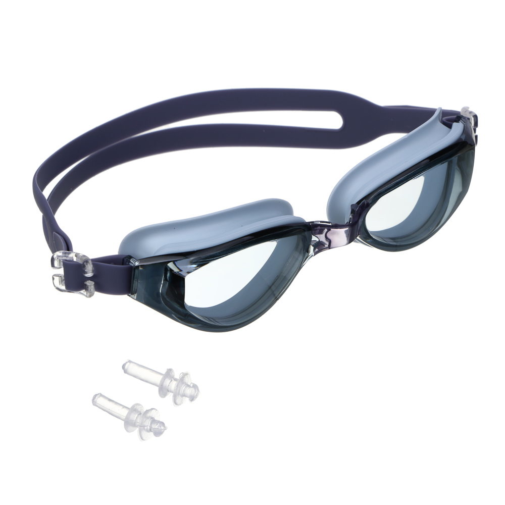 BY Русские Супергерои Очки для плаваний с берушами 18+, PC, силикон, антипот, чехол, арт.№ 087-006