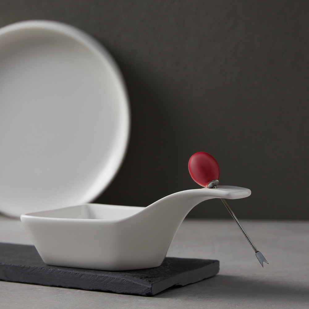 Ivlev Chef Элеганс Розетка для десерта/варенья/соуса, 15,5х9х5,5см, фарфор, арт.№ 824-563