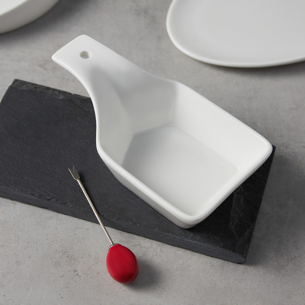 Ivlev Chef Элеганс Розетка для десерта/варенья/соуса, 15,5х9х5,5см, фарфор, арт.№ 824-563