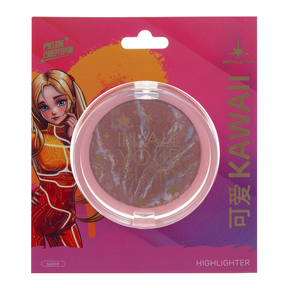 BY Русские Супергерои Заря Каваи Хайлайтер многоцветный космический, 8 гр, арт.№ 330-581