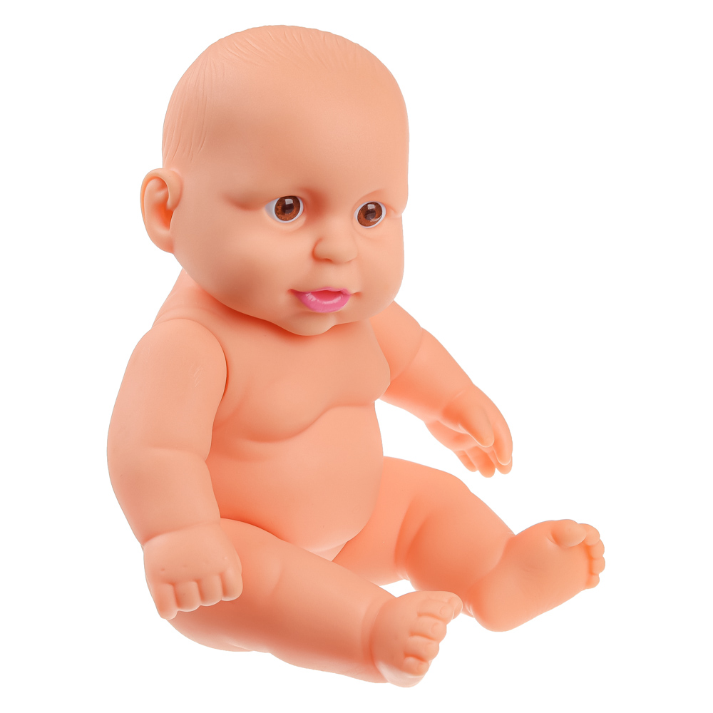 ИГРОЛЕНД Пупс в ванночке с аксессуарами, PP, PVC, упак. 24х15х14см, 2 дизайна, арт.№ 267-652