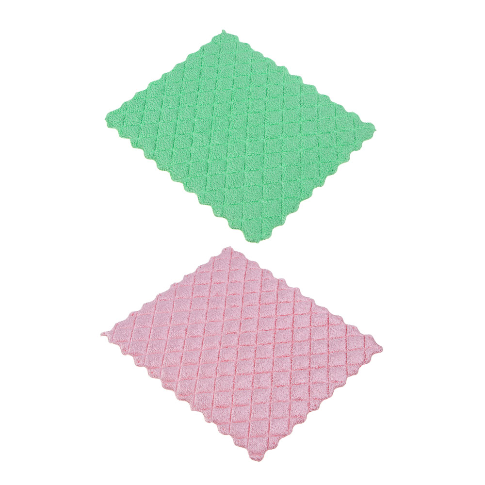 BY Русские Супергерои Салфетки губчатые, набор 2 шт., 16х19 см, микрофибра, 420г/м2, арт.№ 448-330