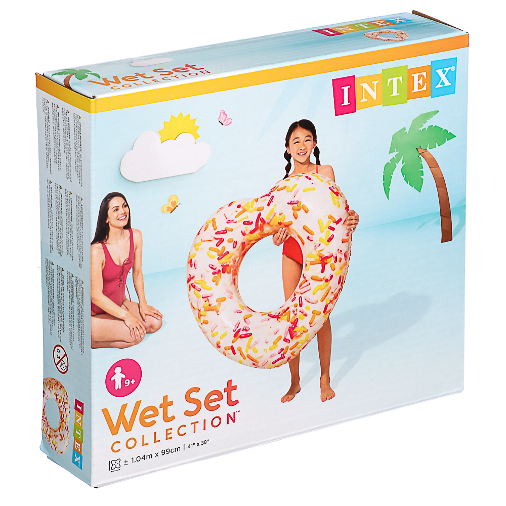 INTEX Круг надувной в форме сердечка, от 9 лет, 94x89x25 см, 56253, арт.№ 055-009