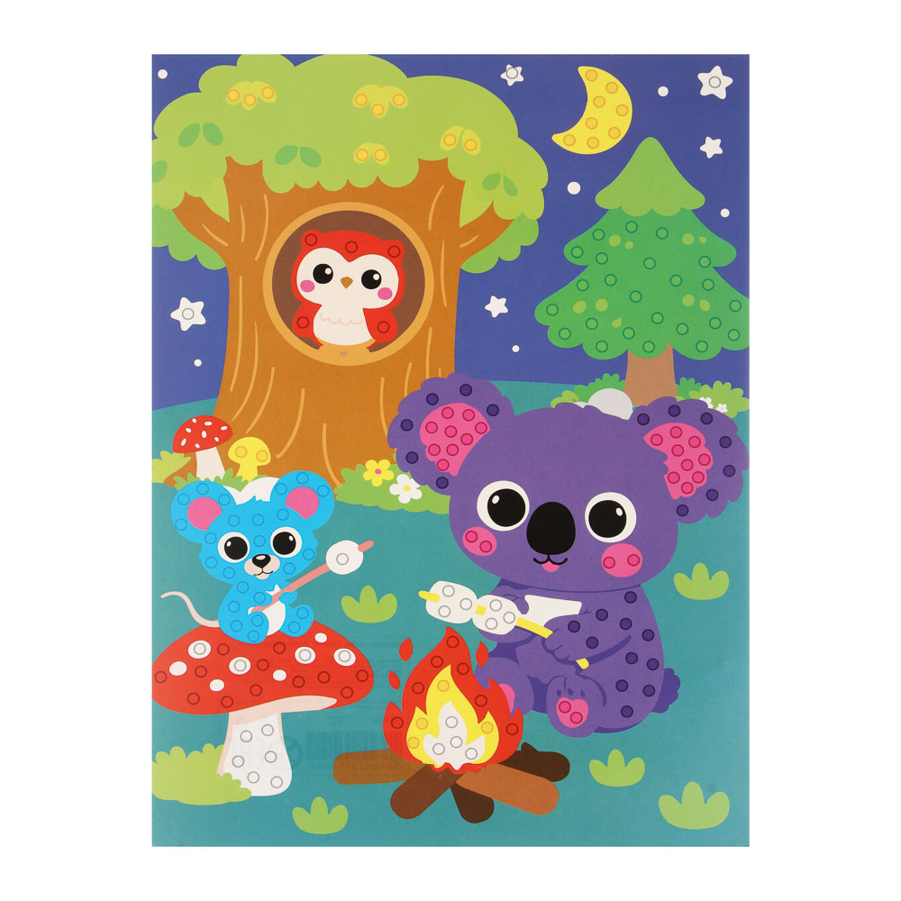 Аппликация из страз ХОББИХИТ, 19х26см, бумага, пластик, арт.№ 281-067