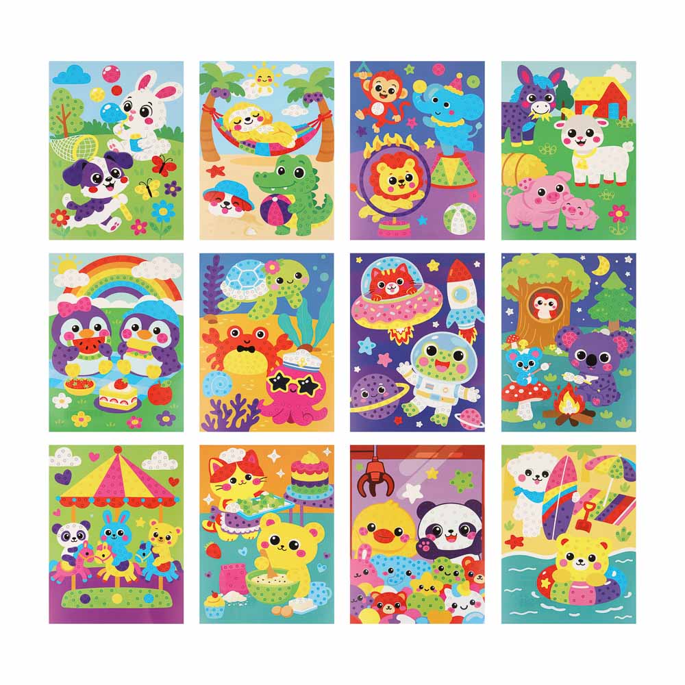 Аппликация из страз ХОББИХИТ, 19х26см, бумага, пластик, арт.№ 281-067