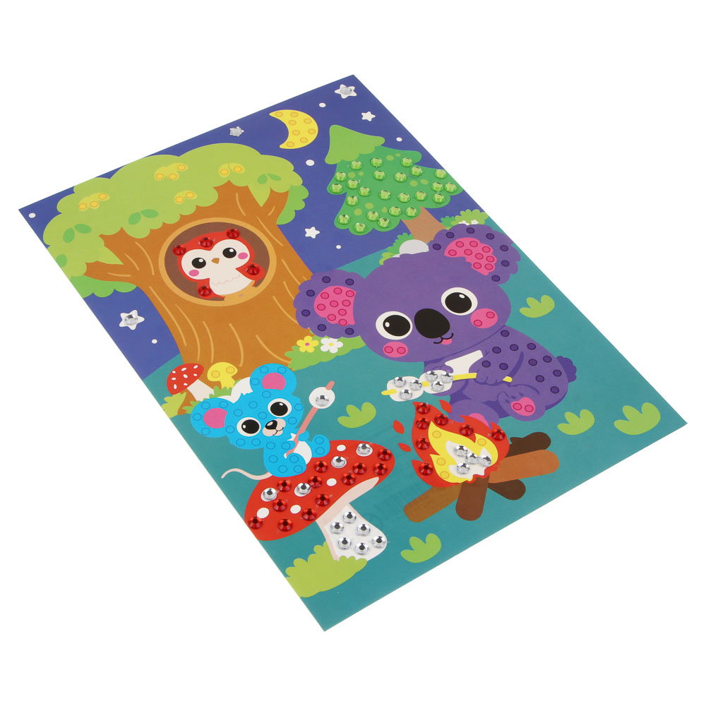 Аппликация из страз ХОББИХИТ, 19х26см, бумага, пластик, арт.№ 281-067