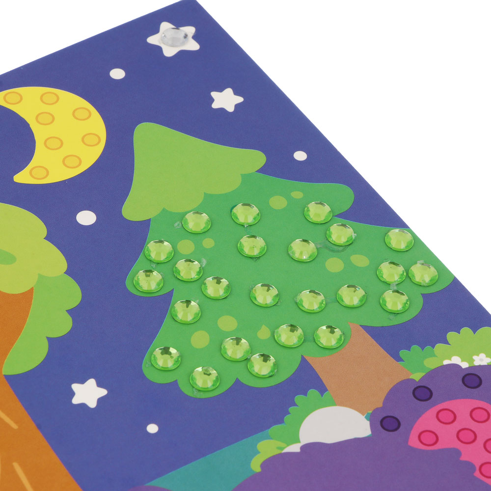 Аппликация из страз ХОББИХИТ, 19х26см, бумага, пластик, арт.№ 281-067