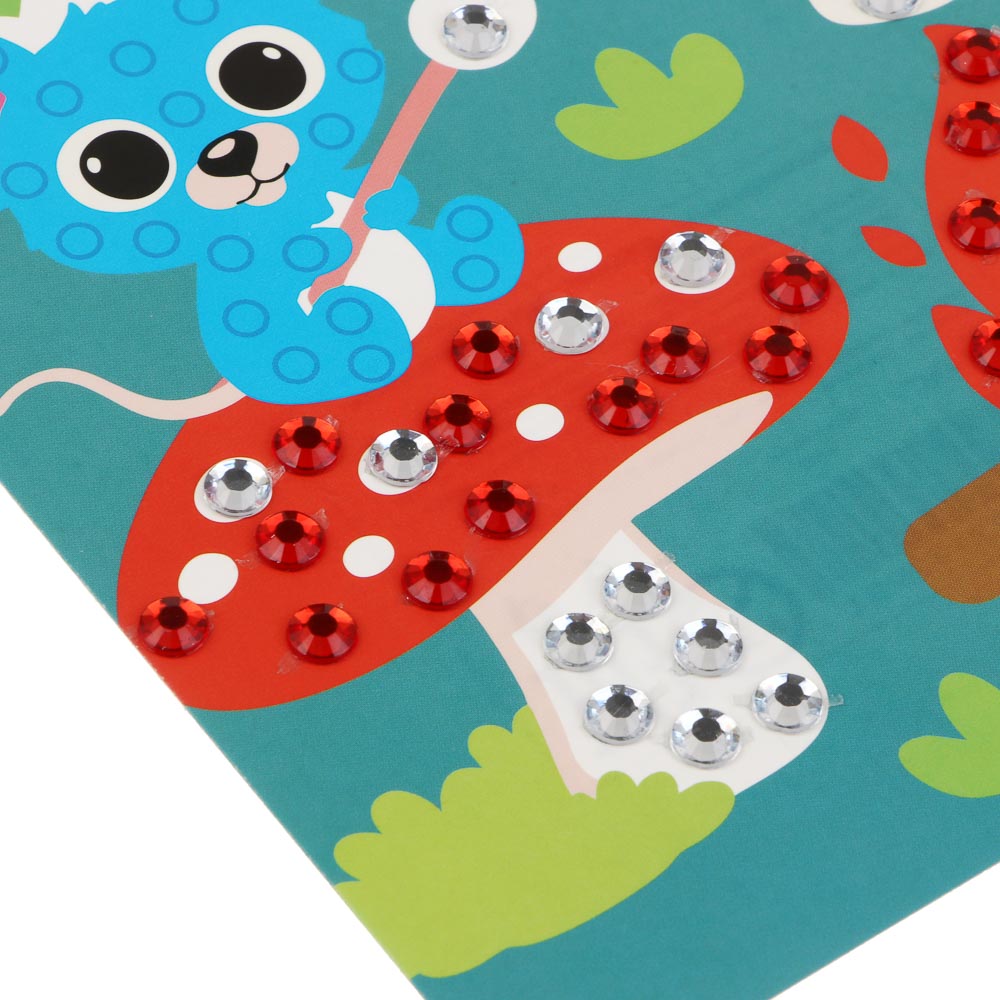 Аппликация из страз ХОББИХИТ, 19х26см, бумага, пластик, арт.№ 281-067