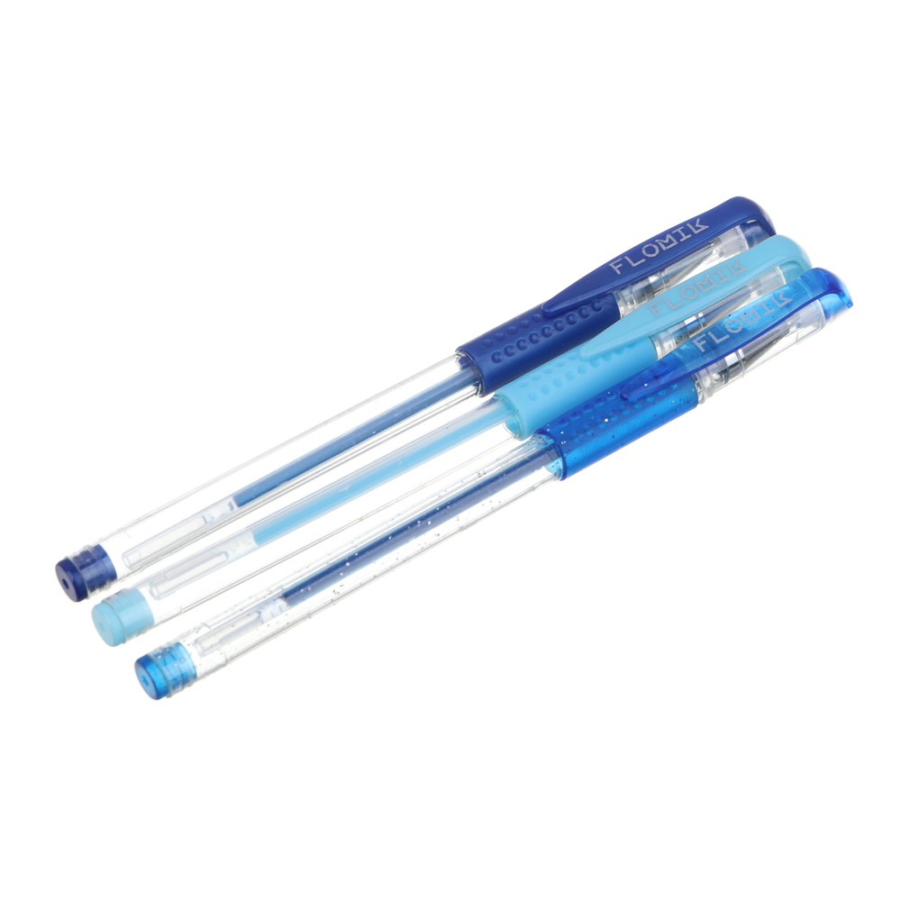 FLOMIK Набор ручек гелевых, 24 цвета, ПВХ - пенал, арт.№ 614-009