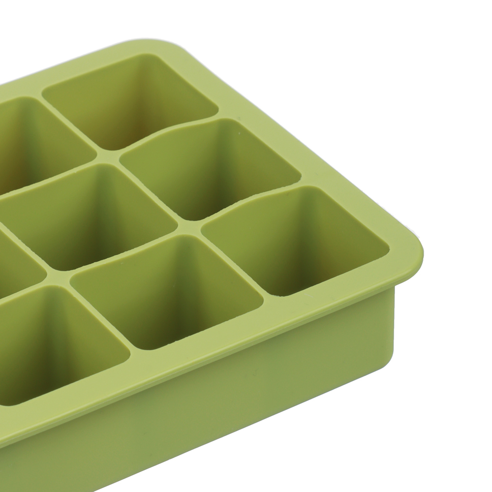 VETTA Форма для льда 15 ячеек 18,5х11,5х3,3см "Кубы", силикон, 3 цвета, арт.№ 856-193