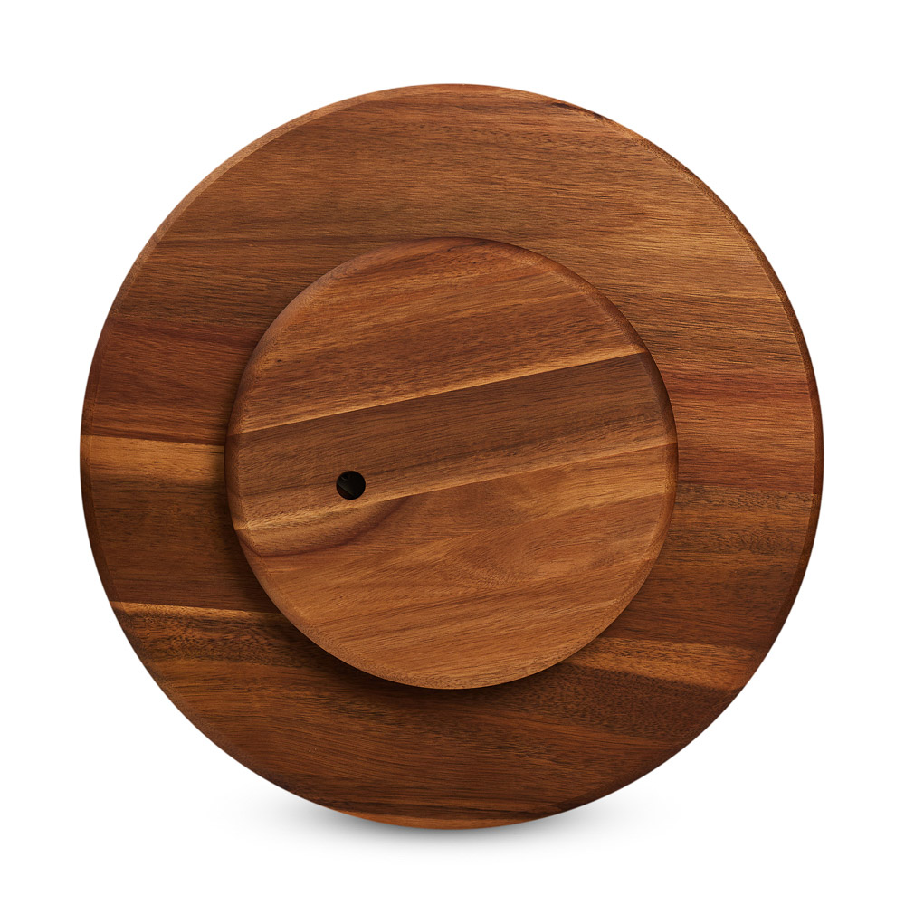 BY COLLECTION Блюдо сервировочное вращающееся акация, 40,6x4,1см, арт.№ 883-085