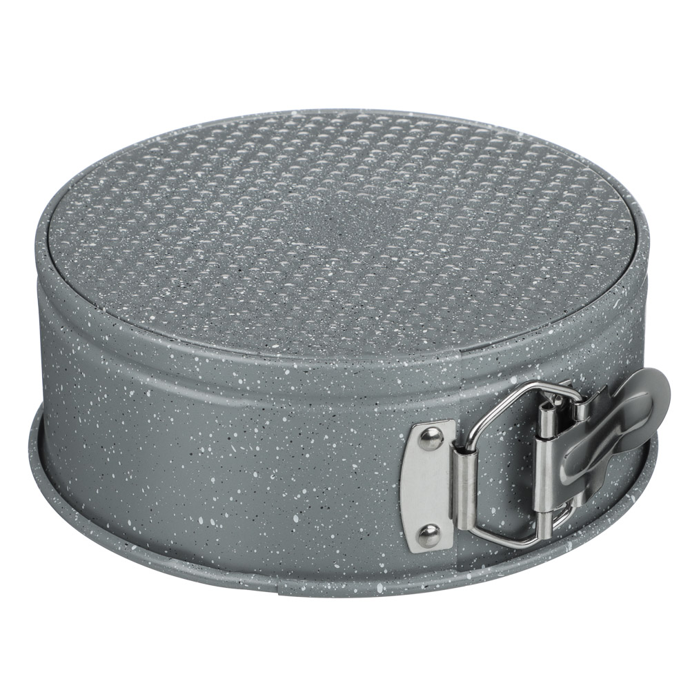 SATOSHI Буко Форма для выпечки круглая разъемная, угл.сталь, 18х6,5см, антиприг. покрытие "Мрамор", арт.№ 849-189