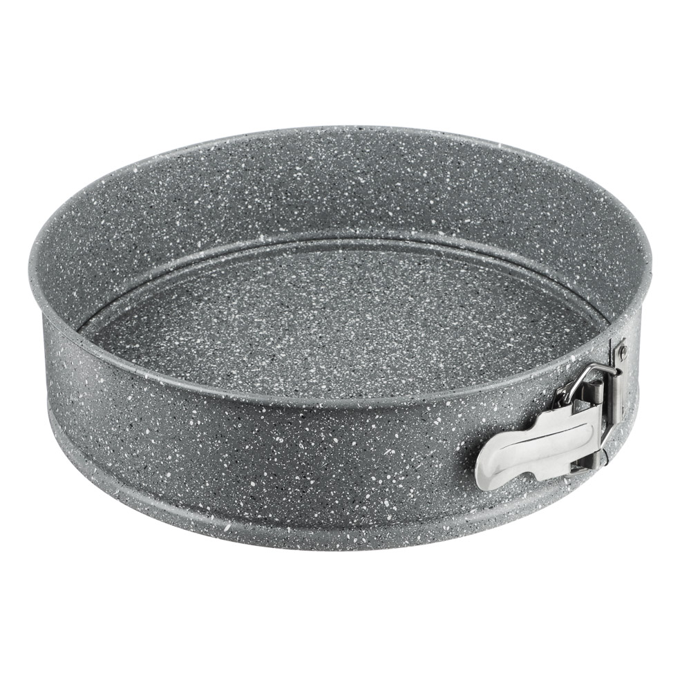 SATOSHI Буко Форма для выпечки круглая разъемная, угл.сталь, 24х6,5см, антиприг. покрытие "Мрамор", арт.№ 849-190