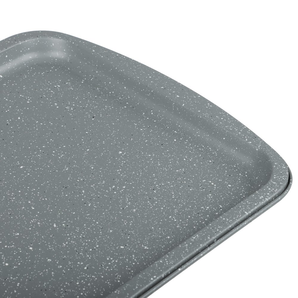 SATOSHI Буко Противень плоский, 36,5х27х1,7см, угл.сталь, антипригарное покрытие "Мрамор", арт.№ 849-192