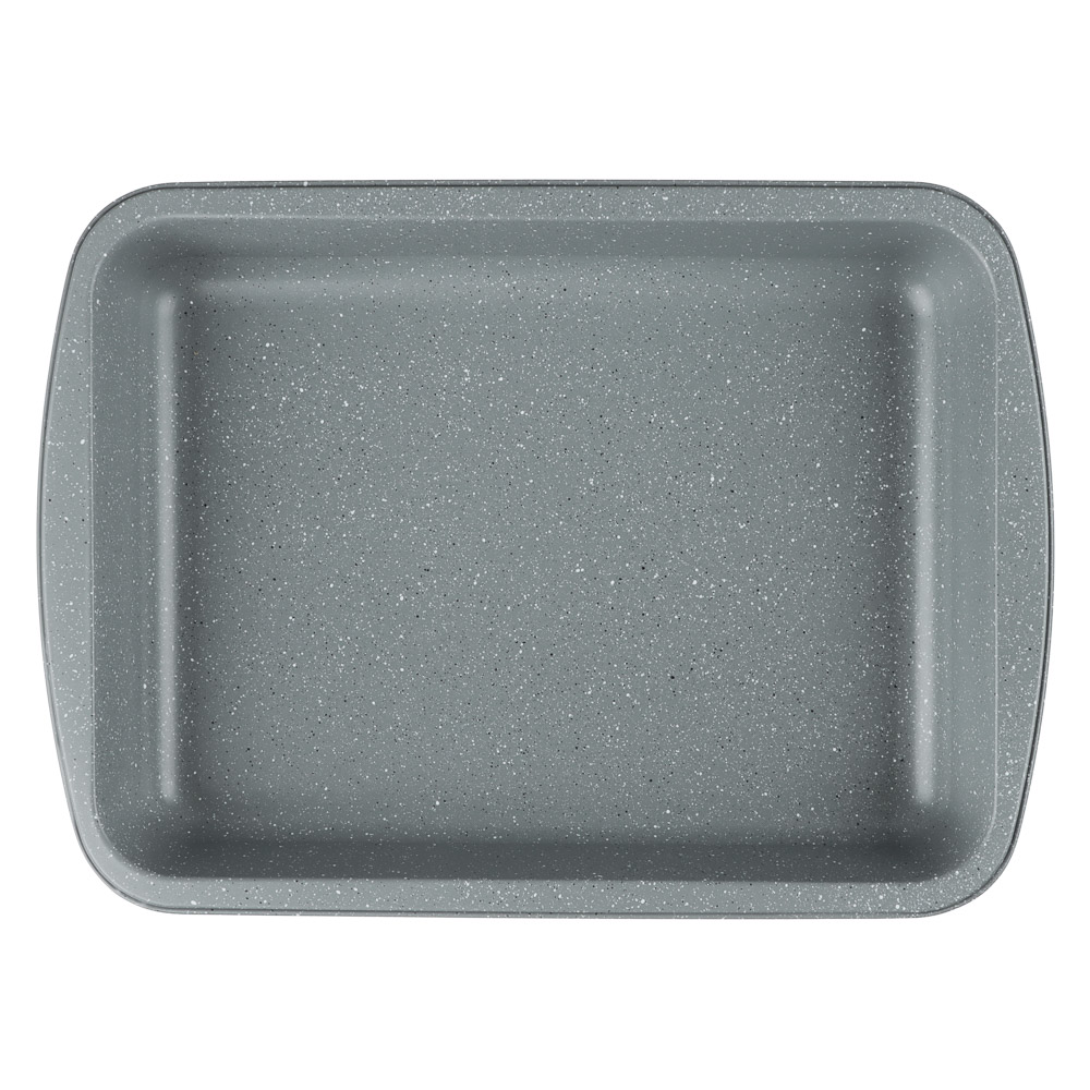 SATOSHI Буко Противень глубокий, 36,5х27х5,5см, угл.сталь, антипригарное покрытие "Мрамор", арт.№ 849-193