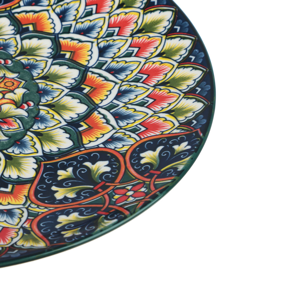 Блюдо 25х25х2,5см, тм MILLIMI Ориентал, керамика, арт.№ 824-318