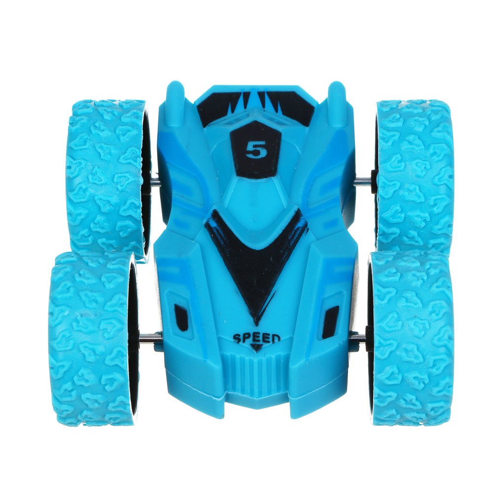 ИГРОЛЕНД Машинка "Трюкач", разворот, инерция, ABS, TRP, металл, 8х3,6х7,5 см, 4 дизайна, арт.№ 292-407