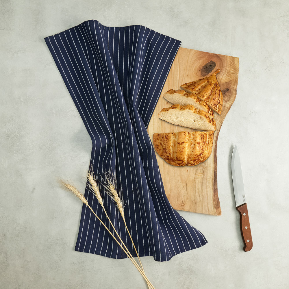 PROVANCE Нэви Полотенце кухонное, 40х60см, 100% хлопок, полоски, 2 дизайна, арт.№ 434-160