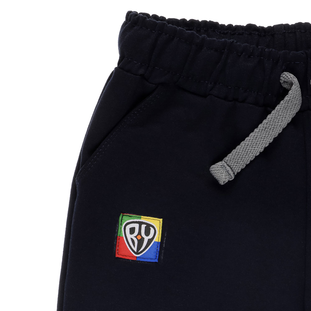 BY Basic Брюки детские, хлопок, цвет темно-синий, размер 146, арт.№ 833-291