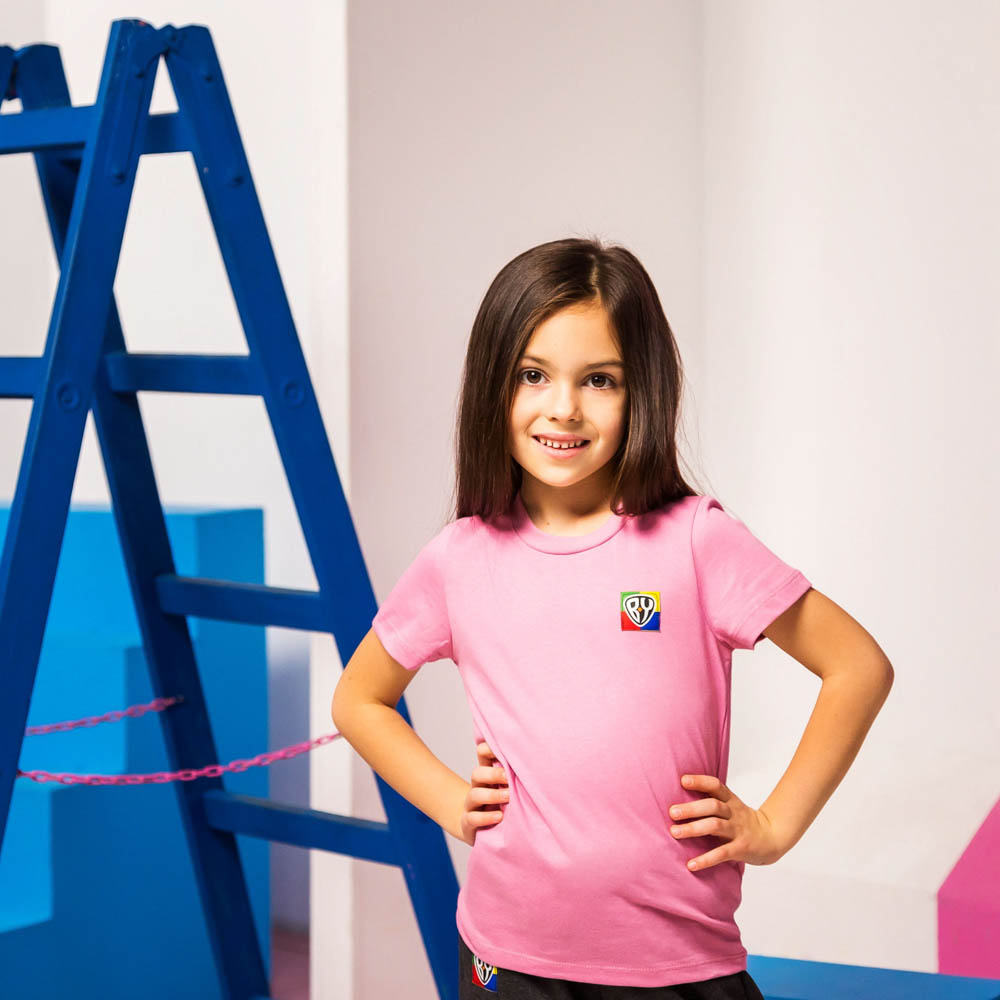 BY Basic Футболка детская, хлопок, цвет розовый, размер 110, арт.№ 833-300