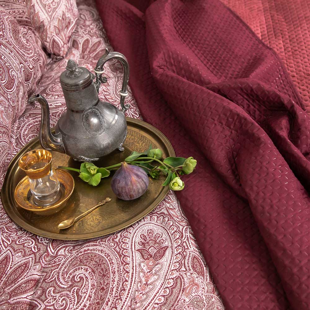 PROVANCE Покрывало бархатное однотонное 220х240см, 100% полиэстер, 2 цвета, арт.№ 486-090