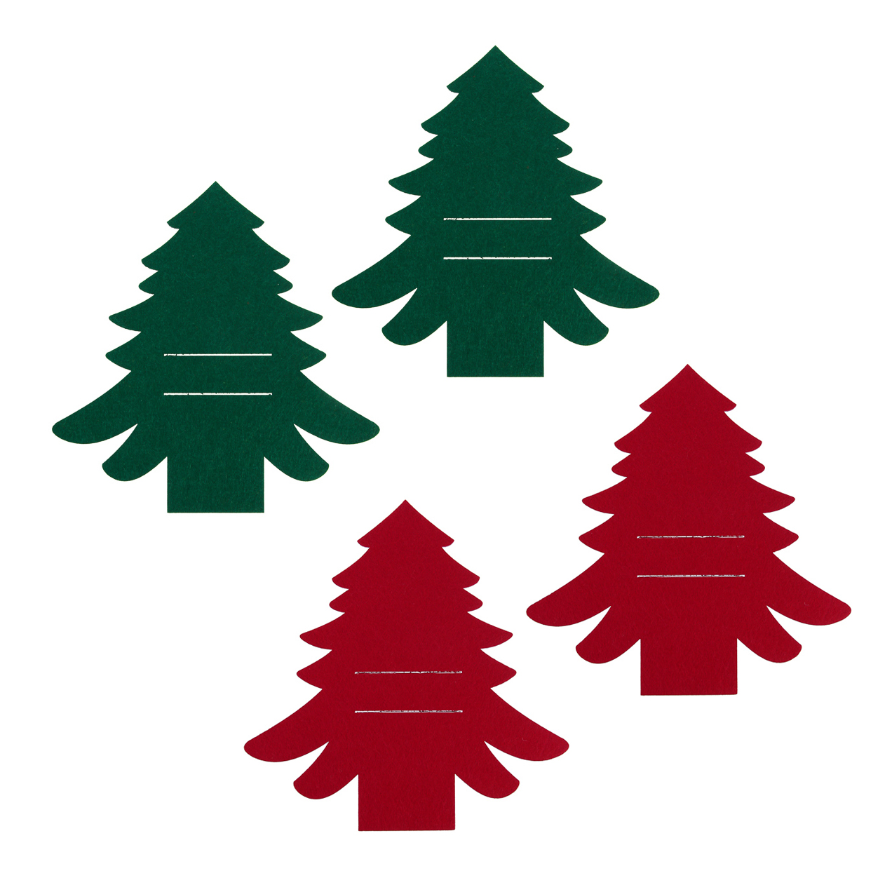 PROVANCE Фелиз Подставка фетровая под столовые приборы, 2шт в комплекте, 100% полиэстер, 2 цвета, арт.№ 492-218