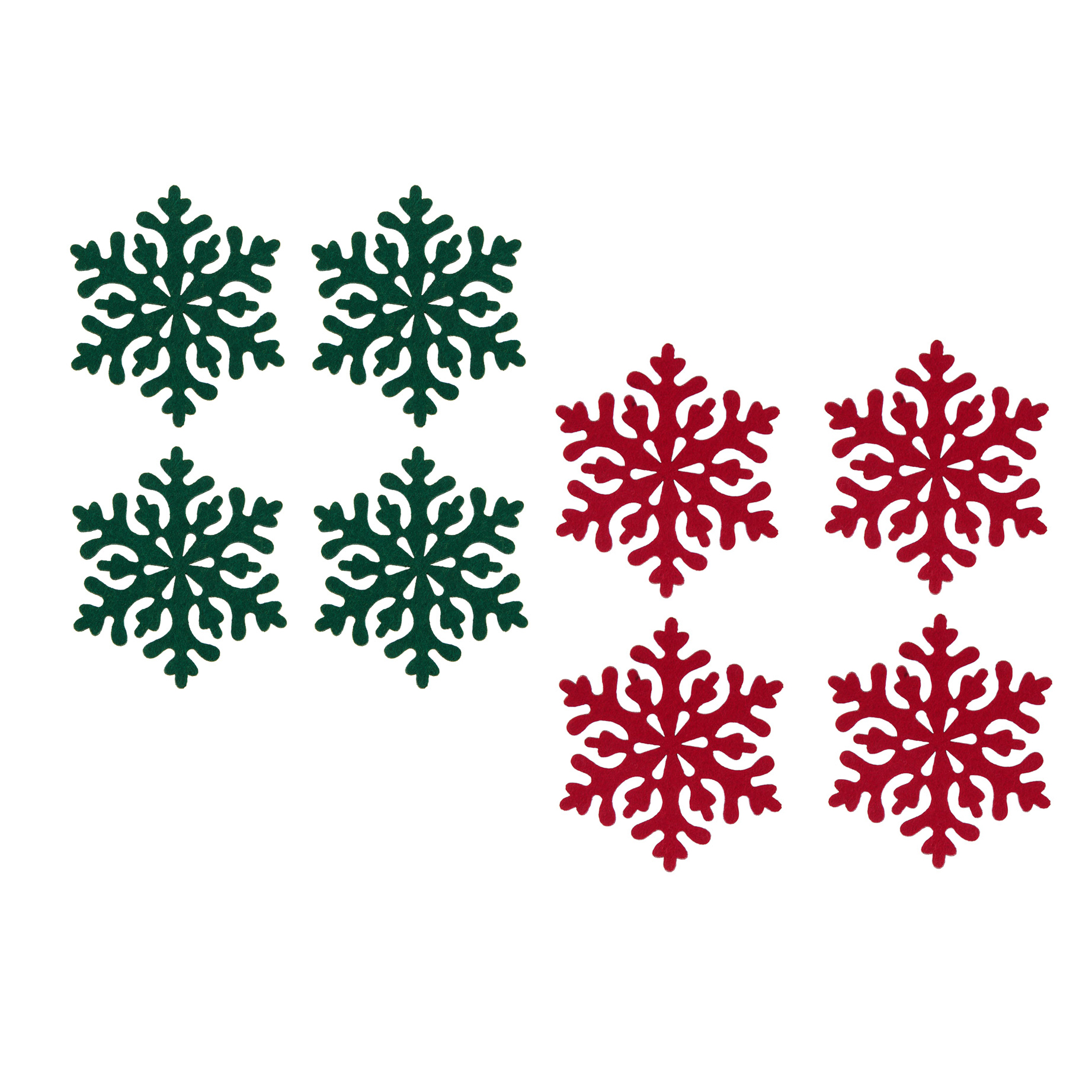 PROVANCE Фелиз Подставка фетровая 4шт, 10см, 100% полиэстер, 2 цвета, арт.№ 492-220