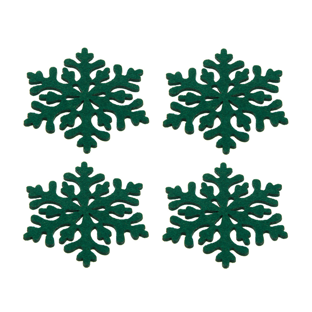 PROVANCE Фелиз Подставка фетровая 4шт, 10см, 100% полиэстер, 2 цвета, арт.№ 492-220