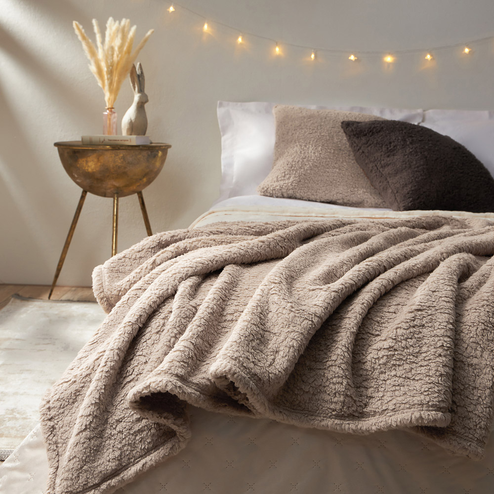 PROVANCE Фелиз Плед тедди, 130х170см, 100% полиэстер, 2 цвета, арт.№ 492-221