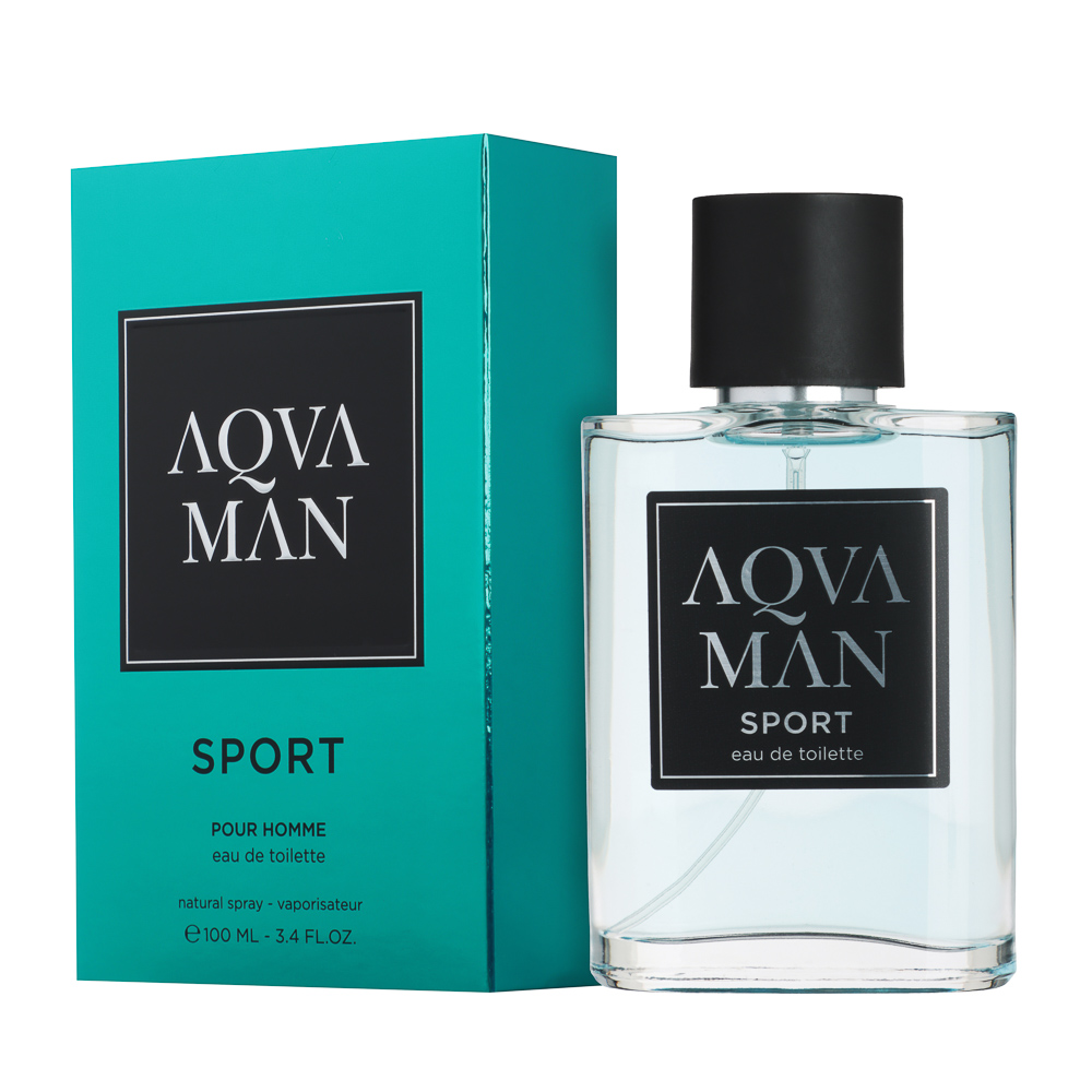 Туалетная вода мужская тм BELLERIVE AQVAMAN Sport, 100 мл, арт.№ 313-382