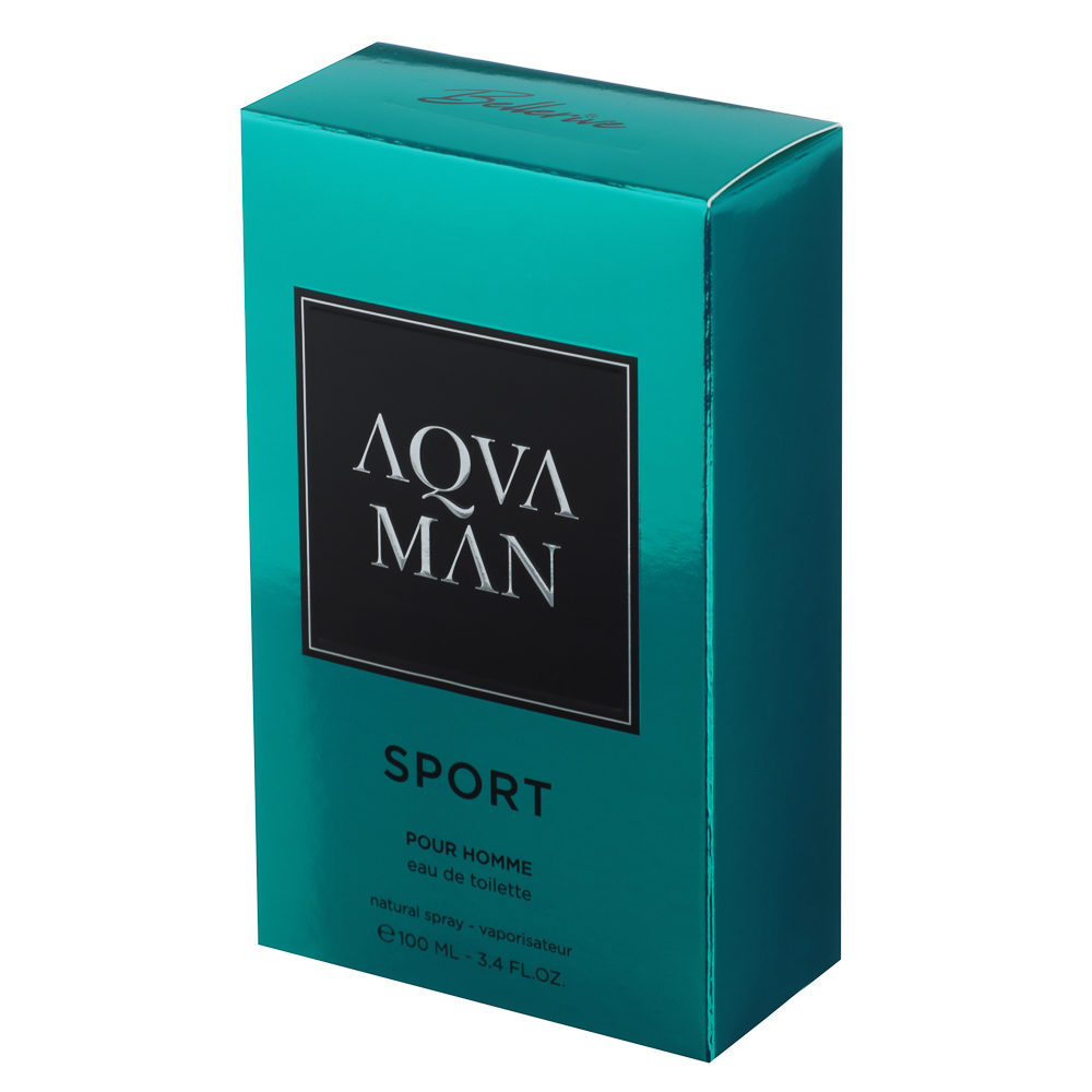 Туалетная вода мужская тм BELLERIVE AQVAMAN Sport, 100 мл, арт.№ 313-382