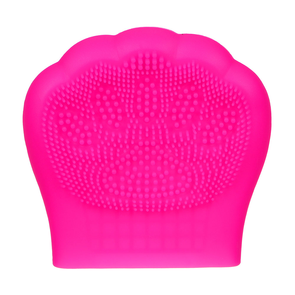 Щеточка для умывания тм ЮНИLOOK , силикон, 7,5х7,5см, 4-6 цветов, арт.№ 357-242