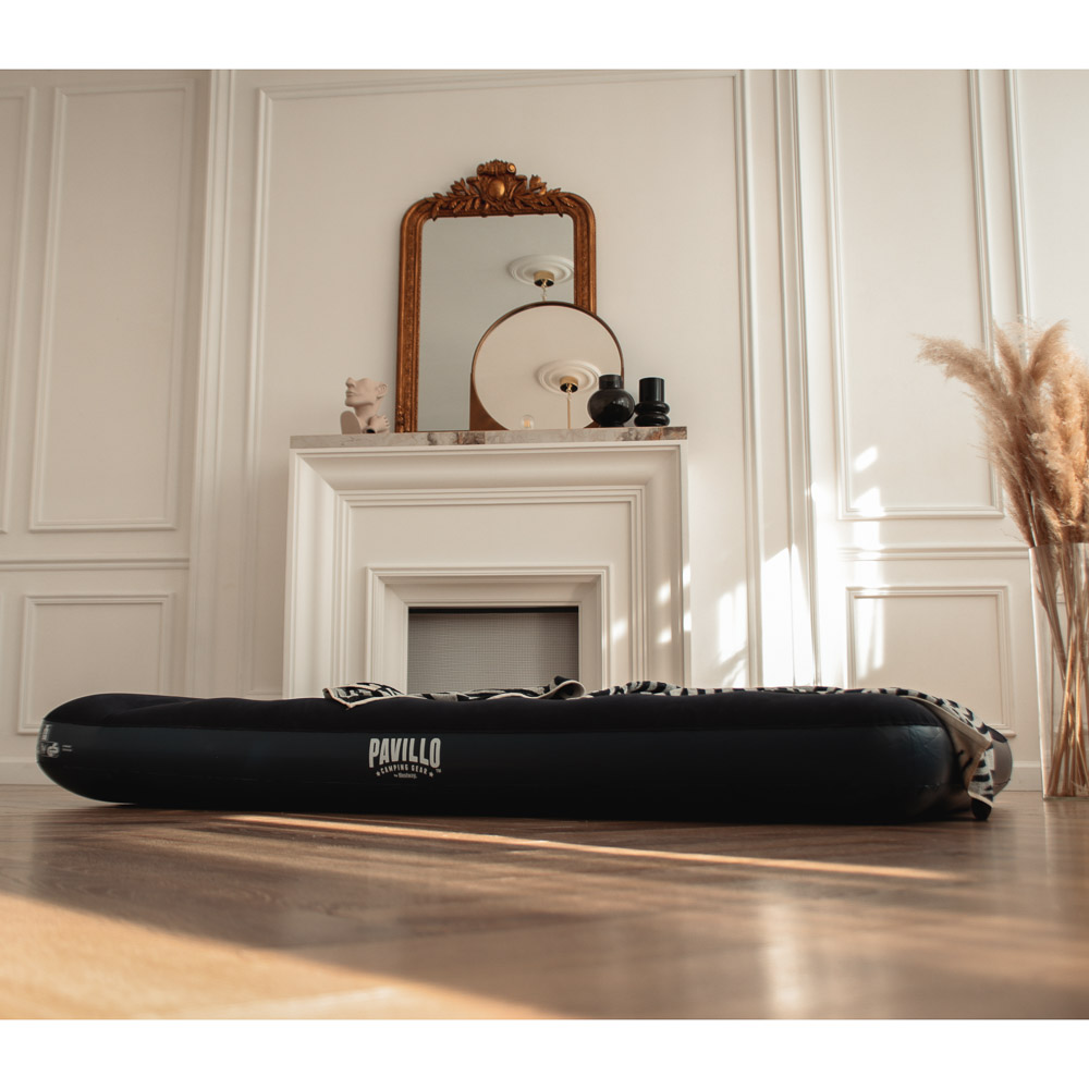 BESTWAY Матрас надувной EASY INFLATE с подголовником, встр.ножн.насос, 191x137x22см, до 300кг, 67225, арт.№ 332-029