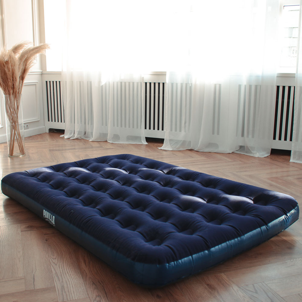 BESTWAY Матрас надувной FLOCKED AIR, 191х137х22см, до 300кг, 67002, арт.№ 332-002