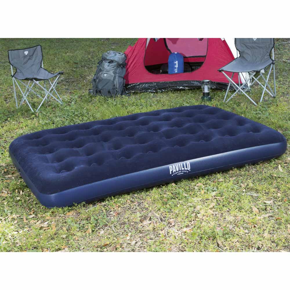 BESTWAY Матрас надувной FLOCKED AIR, 191х137х22см, до 300кг, 67002, арт.№ 332-002