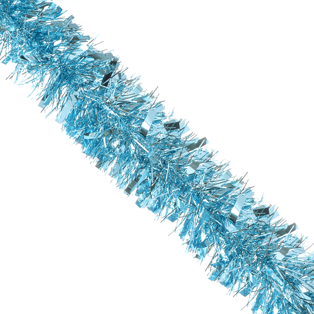 СНОУ БУМ Мишура 10x200см, ПЭТ, голубая, 26-332, арт.№ 377-635