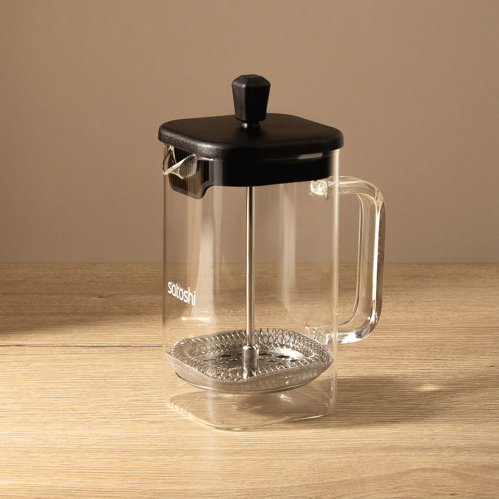 SATOSHI Верона Френч-пресс 600мл, жаропрочное стекло, арт.№ 850-195