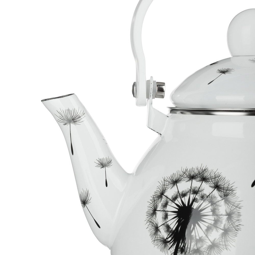 Чайник эмалированный VETTA Одуванчик, с ситом, 1,5л, индукция, арт.№ 894-569