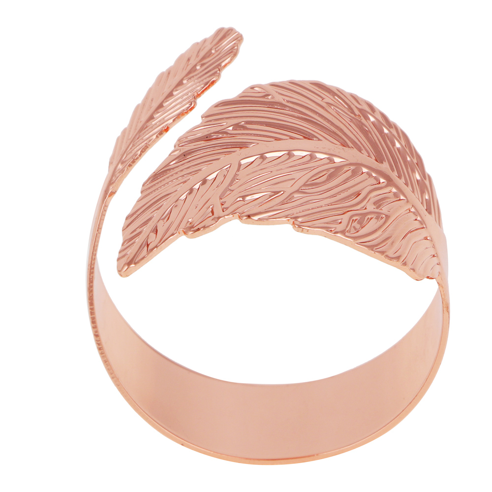 BY COLLECTION White Line Кольцо для сервировки 2шт, 100% металл, цвет розовое золото, арт.№ 488-111