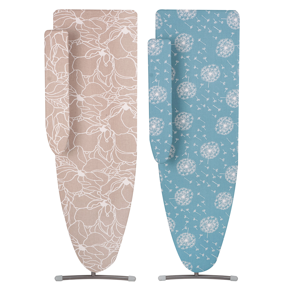 НИКА Доска гладильная Лина-1, ДСП, 112х34,5см, высота 0,7 и 0,8м, подставка под утюг,ДЛ-1, арт.№ 451-055