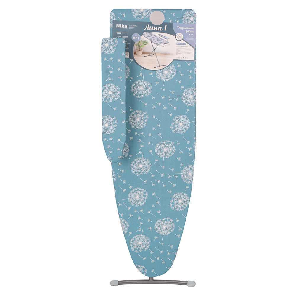 НИКА Доска гладильная Лина-1, ДСП, 112х34,5см, высота 0,7 и 0,8м, подставка под утюг,ДЛ-1, арт.№ 451-055