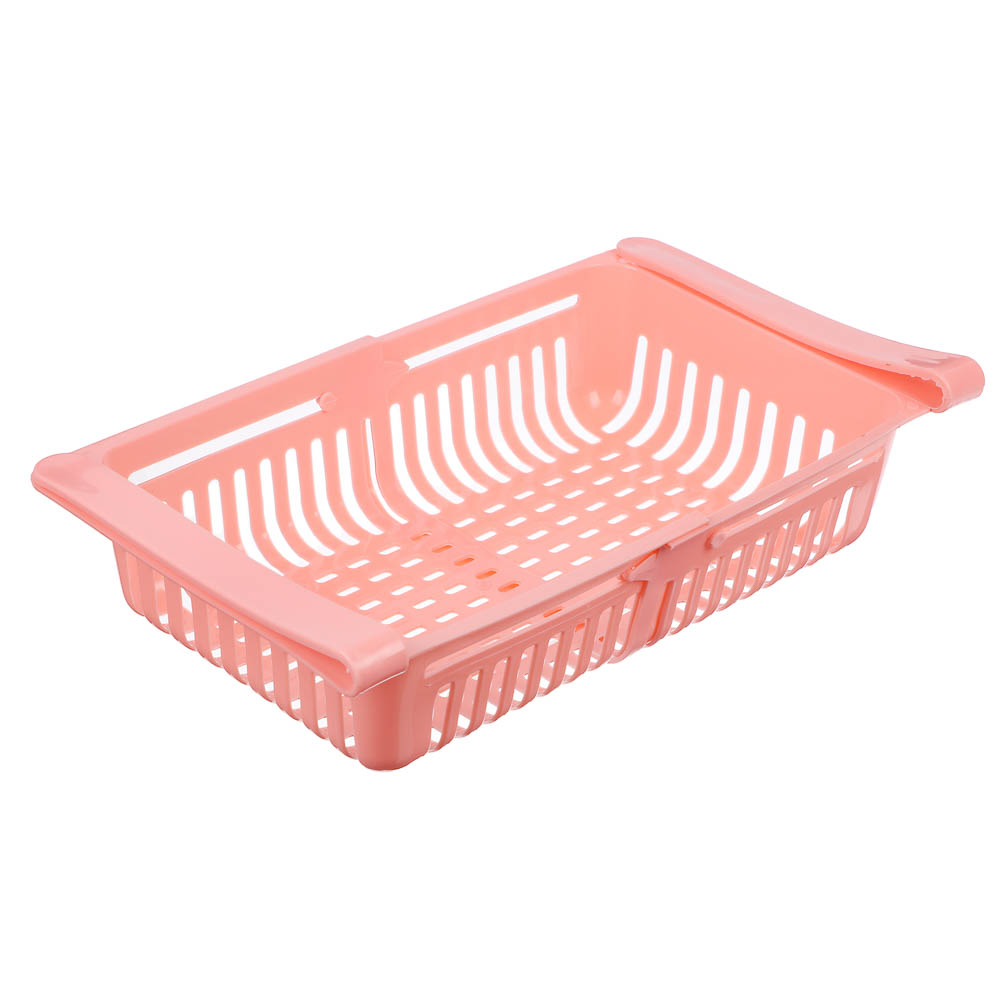 Контейнер в холодильник тм VETTA, раздвижной, 19,5-27,5х15,5х7h см, полипропилен, арт.№ 414-051