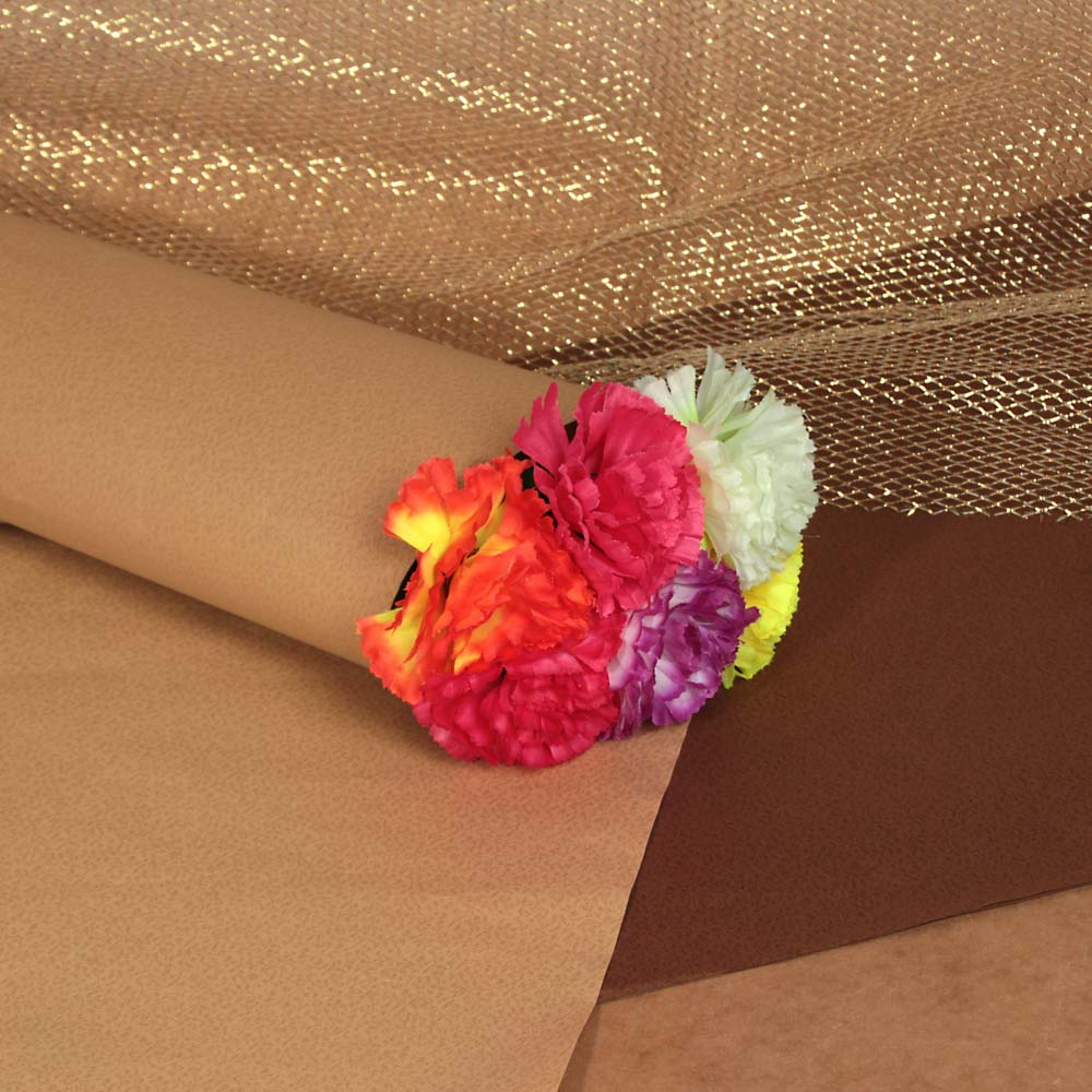 Цветок искусственный в виде гвоздики, 35-40 см, пластик, 6 цветов, арт.№ 409-020