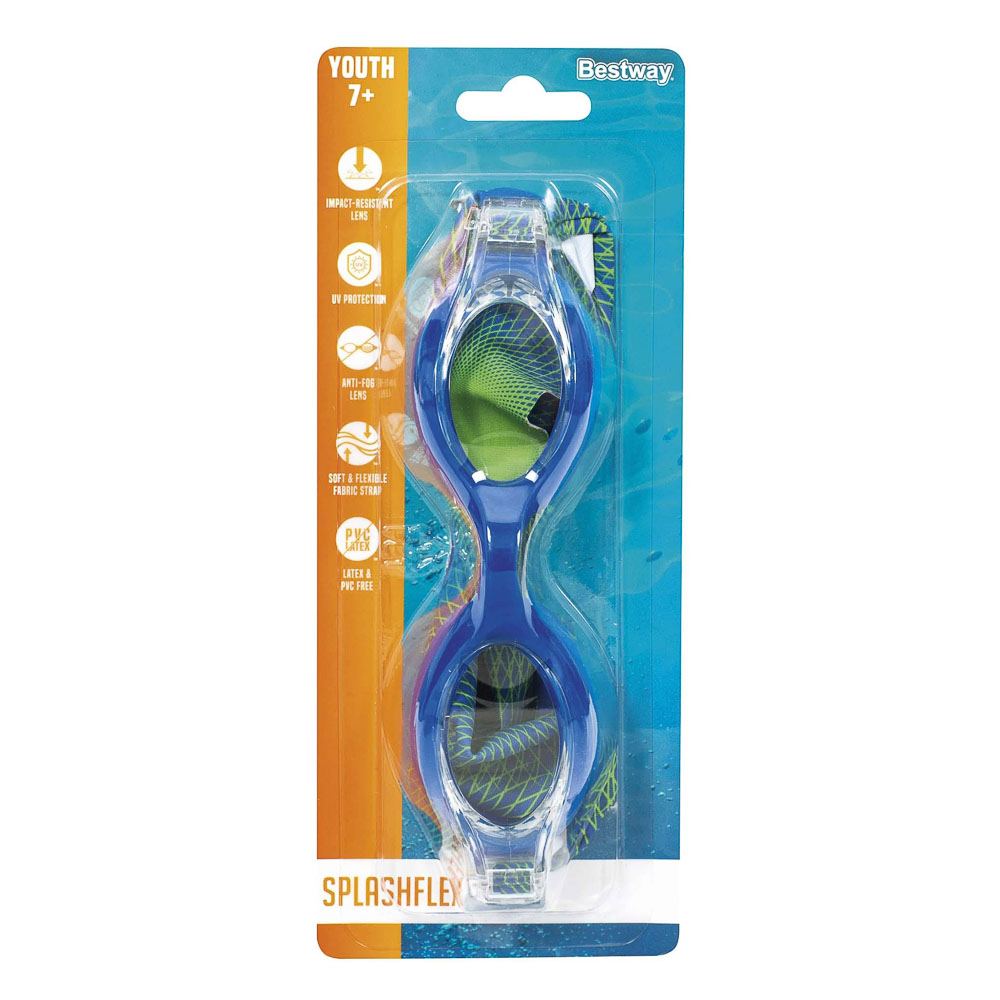 BESTWAY Очки для плавания SPLASHFLEX, 7+ , 21177, арт.№ 002-019