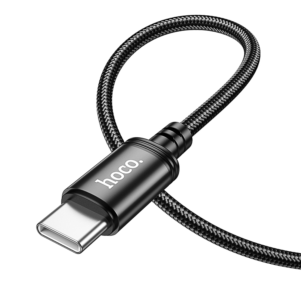 Кабель для зарядки USB(A)-Type C hoco. модель X89 Wind, 2 м, черный, арт.№ 931-588