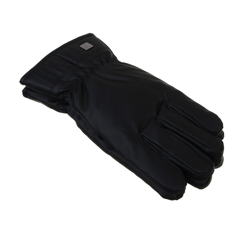 GALANTE Перчатки мужские контактные на подкладке, р.22-24, 100% полиэстер, черные, ОЗ25-24, арт.№ 363-440