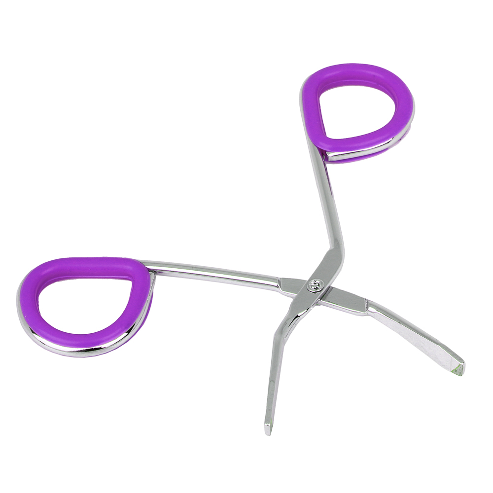 ЮНИLOOK Пинцет для бровей с ручками, металл, резина, 8см, HS-0630, арт.№ 305-273