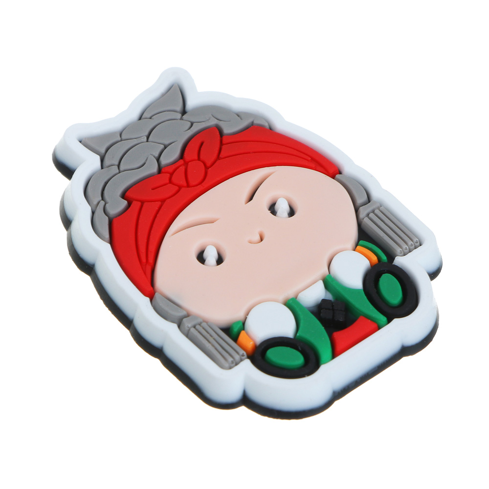 BY Русские Супергерои Джибитсы для кроксов Яга 6шт, ПВХ, арт.№ 219-015