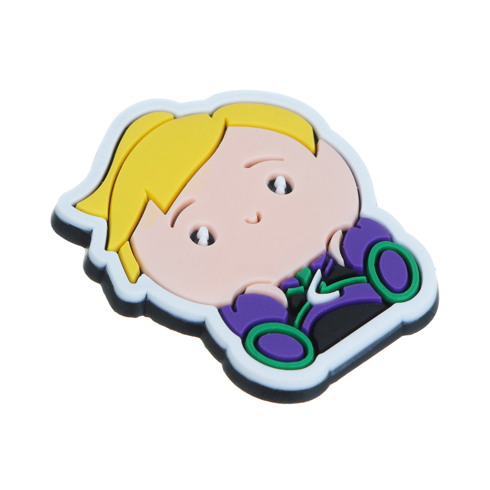 BY Русские Супергерои Джибитсы для кроксов Конек 6шт, ПВХ, арт.№ 219-018